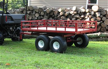 2500 lb UTV twin axle tandem trailer